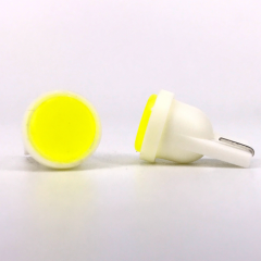 T10 White W5W Ceramic DC12V License Plate Lamp Car Interior LED Wedge Door Instrument Side Bulb Car Light Source T10 COB Led