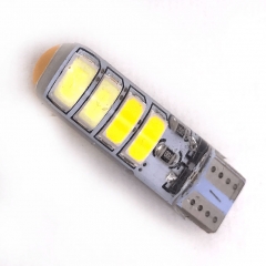 T10 W5W Car Lamp Bulb 8 LED Auto Interior Side Light Silica Gel 5630 SMD DC12V Strobe Warning Lights 168 501 194 Light bulb