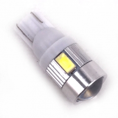 T10 168 194 Car Wedge Side Bulbs White 6000K Auto Dome Door Map Lights 5630 6SMD 10SMD 6 Smd DC12V T10 W5W Led