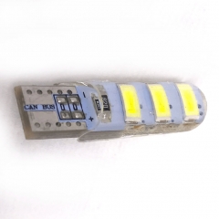 T10 Silica Gel 6 SMD 5630 5730 Car Led Interior Width Light 194 501 LED Wedge Parking Dome Bulbs Turn Side lamps Led W5W