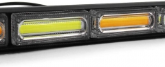 6 COB LED 13 Flashing Strobing Modes High Intensity Law Enforcement Traffic Advisor Emergency Hazard Warning Vehicle Strobe Light Bar Kit. 216W 21600LUM Bright Linear LED Strobe Signal Light Bar