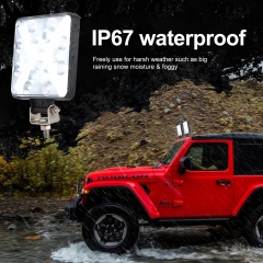 4inch Square LED Light Bar led working light Strobe 12v 24v for tractor Headlight Led Offroad 4X4 LED car Accessories