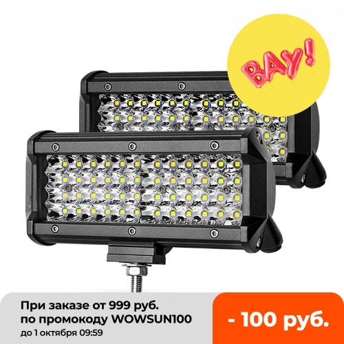 144W Light Bar/Work Light Spotlight LED Light Bar for Truck Driving Offroad Boat Car Tractor 4x4 SUV ATV 12V 24V