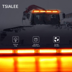 TSIALEE Led Traffic Advisor Strobe Light Bar, 24IN COB LED Warning Lights, 13 Modes Safety Flashing Police Light Bars with Cigar Lighter for Emergency Vehicles Trucks