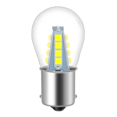 3030 chips led P21W ba15s car light S25 1156 auto vehicle reverse turning signal bulb lamp DRL white 6000K 12v 24v