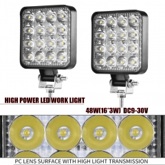 led work light bar 48W led light bar 4x4 accessories off road for truck 4WD ATV UTV SUV led bar offroad 12V 24V fog light
