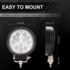 4inch Round LED Light Bar led working light Strobe 12v 24v for tractor Headlight Led Offroad 4X4 LED car Accessories