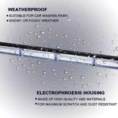 TSIALEE 24IN Green Traffic Advisory Lights, RZR Rear Chase Lights, 13 Modes Hazard Warning Directional Safety Light Bars with Cigar Lighter for UTV Trucks SUV ATV