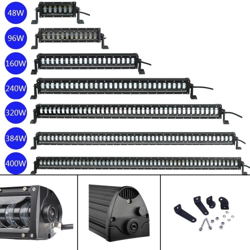 High power brightness 9d 160w led light bar 22 inch car led offroad driving light bar for car roof bumper grille high low beam