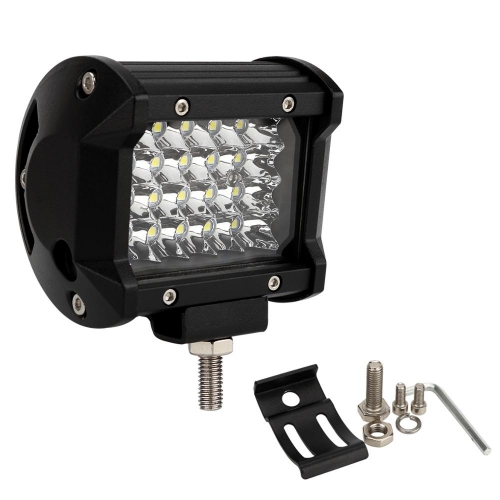 4Inch 72W Quad Row Spot Bar 5400Lumens Driving Fog Led Off Road Lights for Trucks ATV UTV SUV Boat Marine