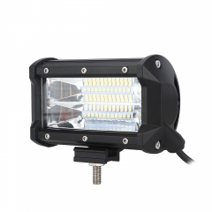 5inch 72w led bar amber double row spot Driving Fog Led Off Road Lights for Trucks Jeep ATV UTV SUV Boat Marine