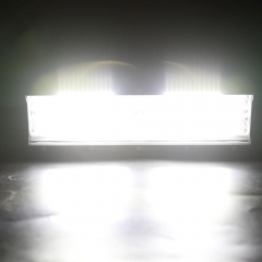 Super Bright truck Led Lights 3 Row 4D Len spot beam Led Light Bar Triple Row 72w 144w Led Light bar