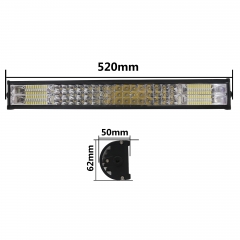 120w 3row led light bar 21 inch spot combo straight curved led bar 21 inch off road excavator tractor truck 4x4