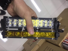 TSIALEE double row led light bar 20w 9 inch spot beam for car offroad tractor boat