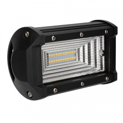 Best selling in Amazon Flood double row Emark led bars pods 5inch 72w led work light bars waterproof IP67