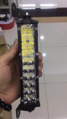 TSIALEE double row led light bar 20w 9 inch spot beam for car offroad tractor boat