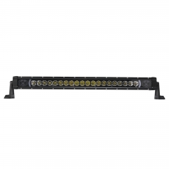 100w 20LED 30V auto light led light bar with single row spot beam for universal car boat