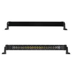 100w 20LED 30V auto light led light bar with single row spot beam for universal car boat