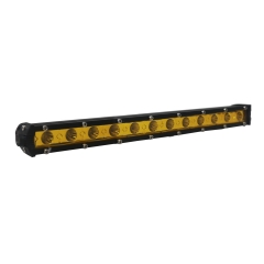 OEM ODM factory hot single row led bar slim offroad led light bar single row yellow 15 inch 36w 12V 24V for car automotive