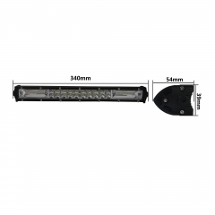 Yellow white 120w led light bar 2 rows led bar 120w 15inch 12v 24v bar led offroad atv utv tractor truck waterproof