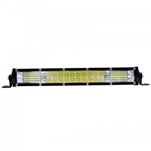 Yellow white 120w led light bar 2 rows led bar 120w 15inch 12v 24v bar led offroad atv utv tractor truck waterproof