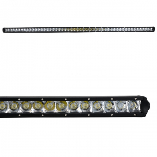 12v 3d led lamp headlight work car 52 inch led light bar offroad light bar 50 inch 250W single row cre-e led car roof driving
