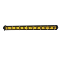 OEM ODM factory hot single row led bar slim offroad led light bar single row yellow 15 inch 36w 12V 24V for car automotive