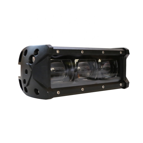 Newest high power motorcycle atv utv car barra 6d led light bar 24v bright red led light bar 6d led single bar light blue