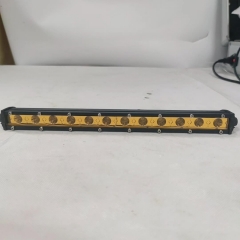 OEM ODM factory hot single row led bar slim offroad led light bar single row yellow 15 inch 36w 12V 24V for car automotive