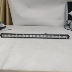 Hot selling single row led light bar 3d spot led 18w yellow straight slim mini9inch led light bars off road lights 4x4