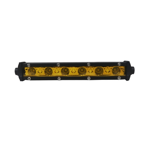 off road led yellow light bar 9inch led yellow bar lamps led light bar amber 12 24 volts for truck tractor 4x4 4wd atv