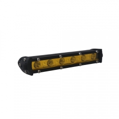off road led yellow light bar 9inch led yellow bar lamps led light bar amber 12 24 volts for truck tractor 4x4 4wd atv