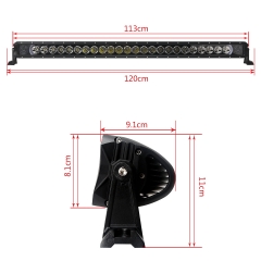 240w super bright car accessories 45 inch spot beam single row