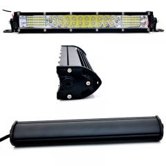 Yellow white 120w led light bar 2 rows led bar 120w 15inch 12v 24v bar led offroad atv utv tractor truck waterproof
