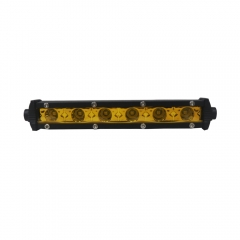 Hot selling single row led light bar 3d spot led 18w yellow straight slim mini9inch led light bars off road lights 4x4