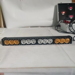 30W led color mixed light bar white amber 6inch single row car light bar high efficient offroad vehicle led light bars