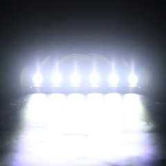 single row slim led work light bar led 6leds 18W 9inch led bar offroad truck motorcycle car auto led work light bar white amber