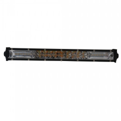 15 inch led light bar dual color strobe led work light bar 120W double row spot beam led fog driving lights