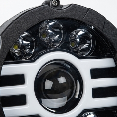 High quality 7 inch led work light 60w driving lights truck drl white 6000K IP67 12volts offroad worklamp