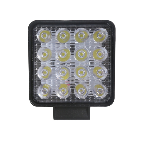 Top selling 16leds worklight led 48w led headlights off-road 48w 12v 24v 40mm thickness spot beam work light