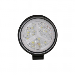 Hot selling 4inch 123w led work light bar round led fog lights blue amber led light 6000k 12v 24v IP67 waterproof