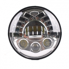 2021 Hot seling 5.75inch motorcycle projector led headlight motorcycle 5.75inch har-ley headlight with drl high low beam