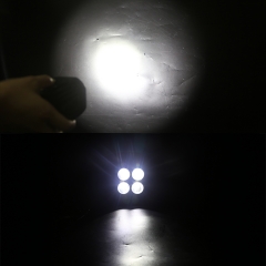 Hot selling mini 3inch square led work light laser gun led driving light light good beam white yellow for car motorcycle