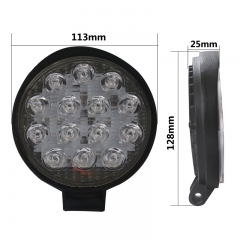 Round spot beam 4 inch 42w power car offroad led work light-42w 12v 24v blue led working lights