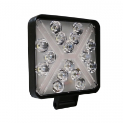 cross drl led work light pod 4inch 16pcs 3030 smd led fog/mini driving light white red blue yellow strobe flash working light