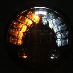 2021 Hot seling 5.75inch motorcycle projector led headlight motorcycle 5.75inch har-ley headlight with drl high low beam