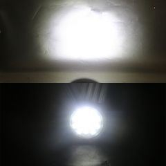 14led 42 watt 42w led work light car truck round work lights 14-led light 3W epistar led high power 50mm 12-24v white blue