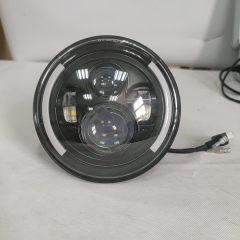TSIALEE OEM ODM custom j eep headlights after market 2012 custom j eep headlights with double half halo angel eyes
