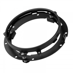 7inch round ring Mounting Bracket LED Headlight Bracket for 7inch headlight For Har-ley motorcycle j-eep black chrome