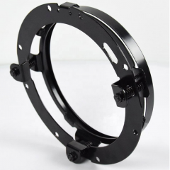 7inch round ring Mounting Bracket LED Headlight Bracket for 7inch headlight For Har-ley motorcycle j-eep black chrome